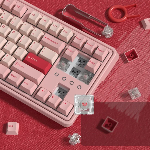 DIY Pink Mechanical Keyboard - Image 5