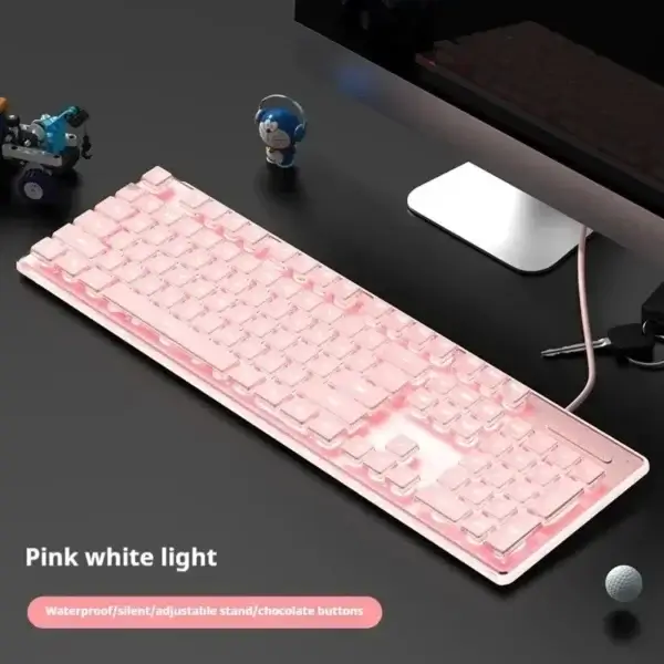 Silent Mechanical Keyboard Ultra-thin Waterproof Gaming - Image 6