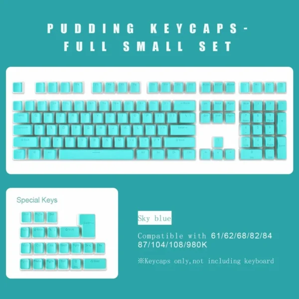 Pink Mechanical Keyboard: Kawaii PBT 104 Keys - Image 6