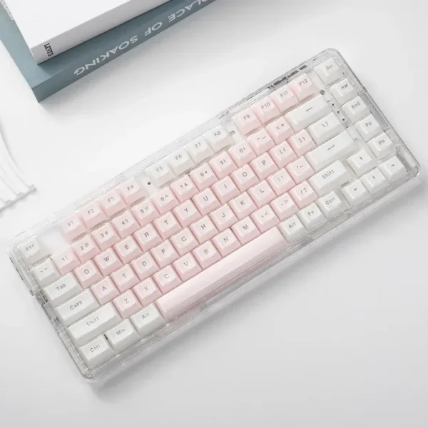 Pink Mechanical Keyboard Jelly Keycaps - Image 3