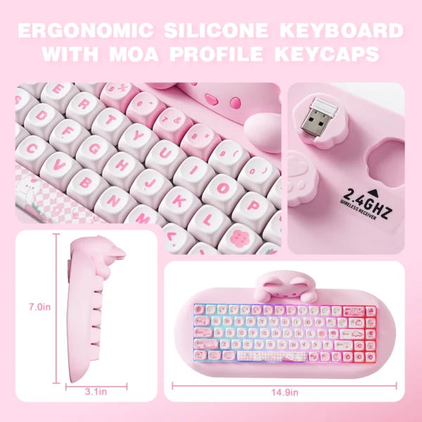 Pink Mechanical Keyboard 2025 - Image 7